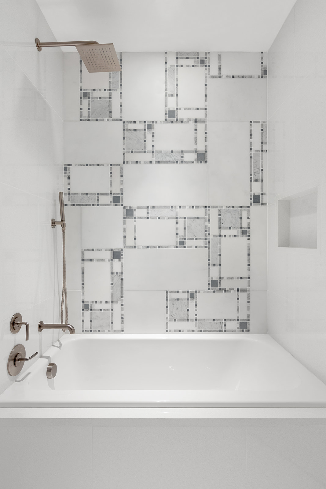 1 City Point, Unit 36D Brooklyn, NY 11201 - Photo 5 of 16 a bathroom with a bathtub and shower