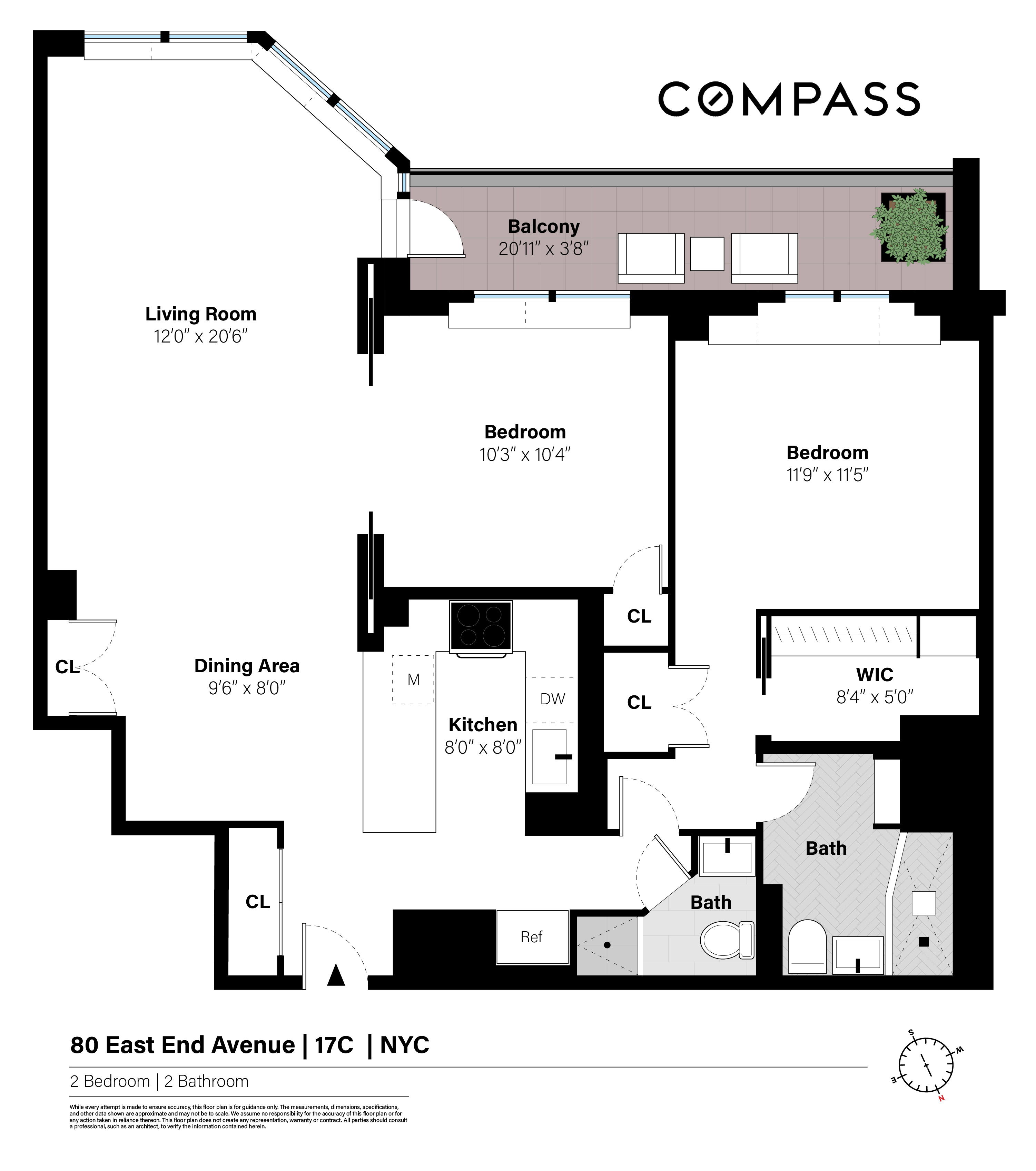 80 East End Avenue, Unit 17C Manhattan, NY 10028 - Photo 11 of 11 a black and white photo of a painting