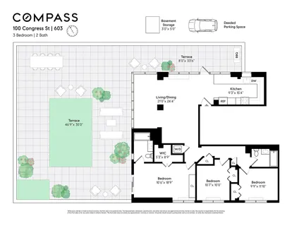 $2,750,000 | 100 Congress Street, Unit 603 | Columbia Street Waterfront