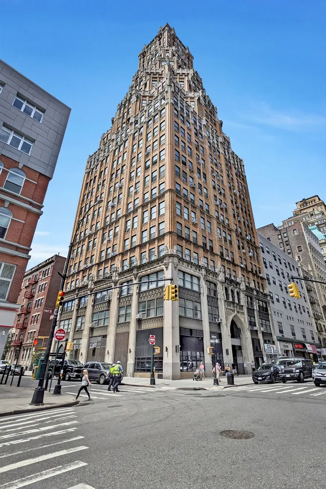 front view of a large building