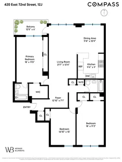 $2,100,000 | 420 East 72nd Street, Unit 12J | Lenox Hill