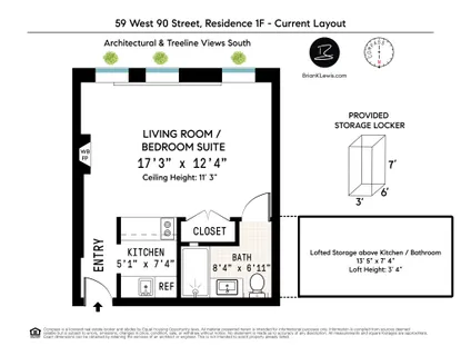 $625,000 | 59 West 90th Street, Unit 1F | Upper West Side