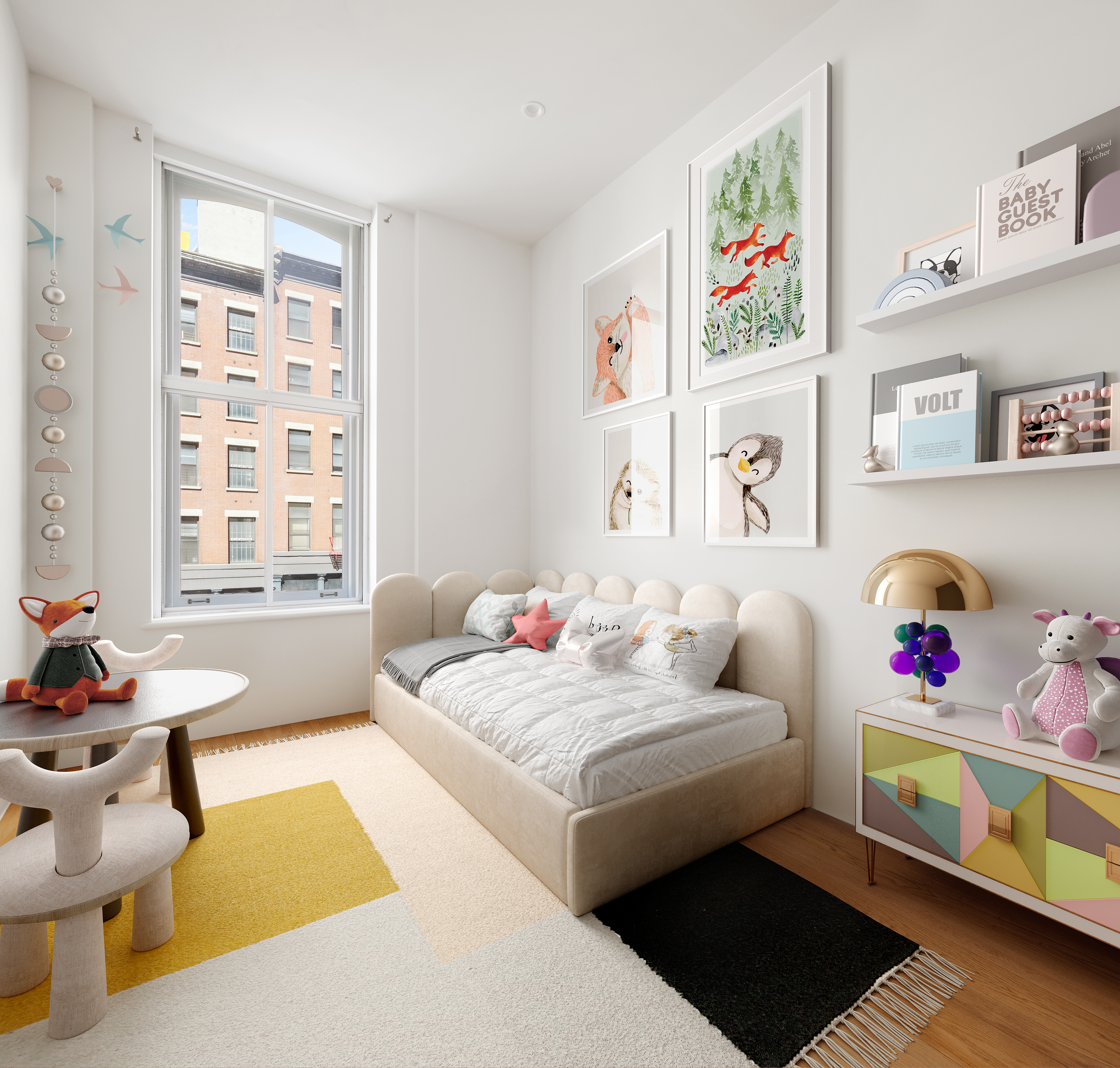 60 Warren Street, Unit 2 Manhattan, NY 10007 - Photo 13 of 16 a bedroom with a bed and wooden floor