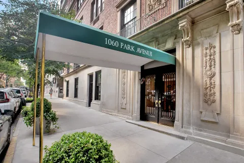 a view of a building with door