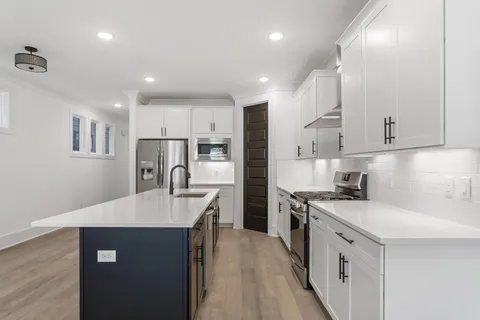 a view of a walk in closet