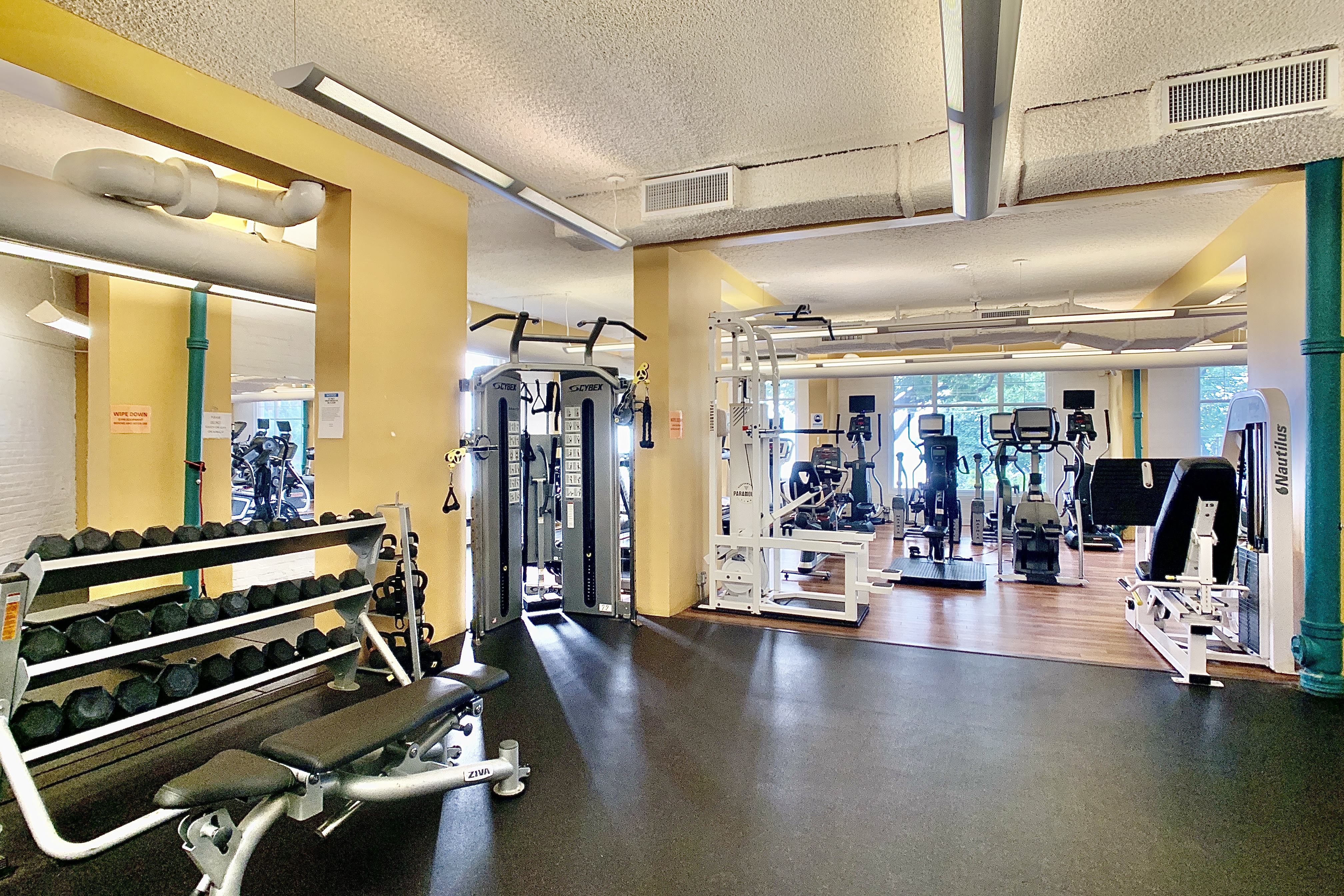 180 Cabrini Boulevard, Unit 54 Manhattan, NY 10033 - Photo 20 of 23 a view of a room with gym equipment