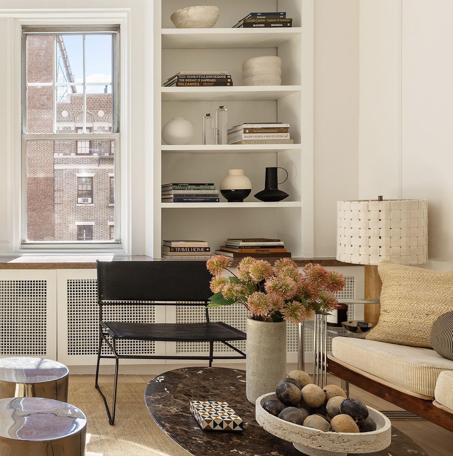 30 5th Avenue, Unit 6H Manhattan, NY 10011 - Photo 6 of 17 a living room with furniture and a window