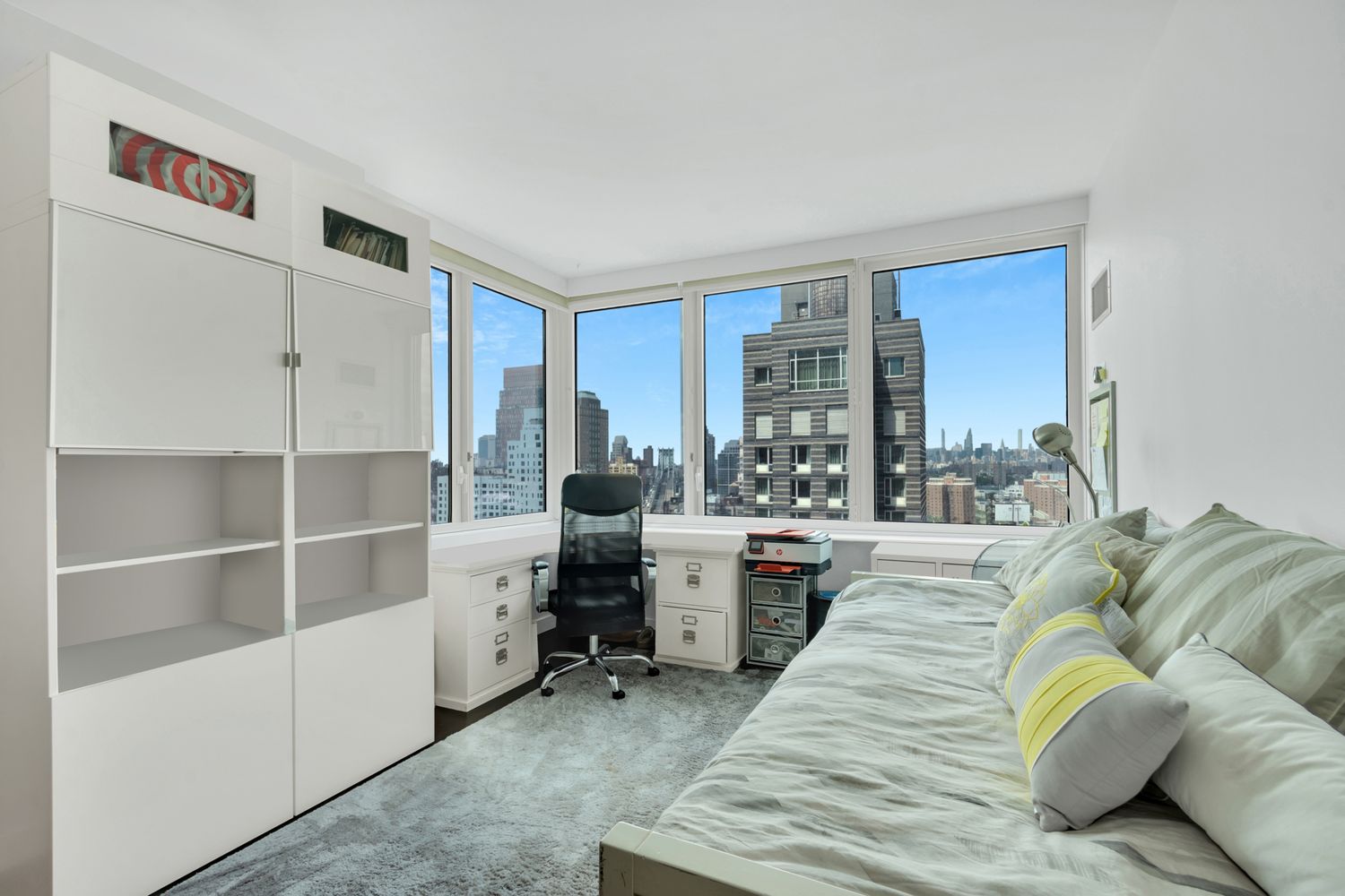 306 Gold Street, Unit 20F Brooklyn, NY 11201 - Photo 13 of 21 a living room with furniture and a large window