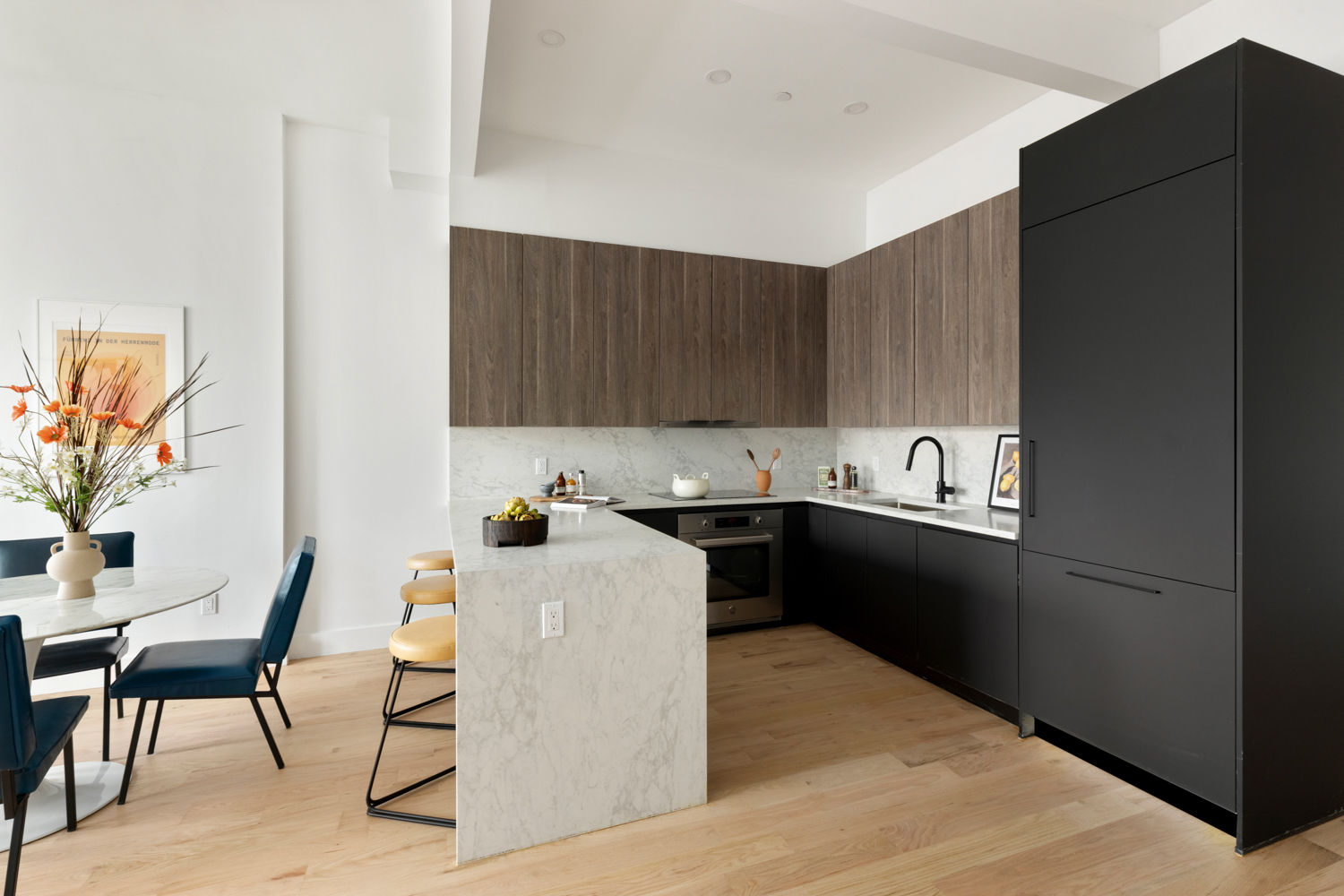 185 Withers Street, Unit 4 Brooklyn, NY 11211 - Photo 5 of 12 a kitchen with a sink cabinets and counter space
