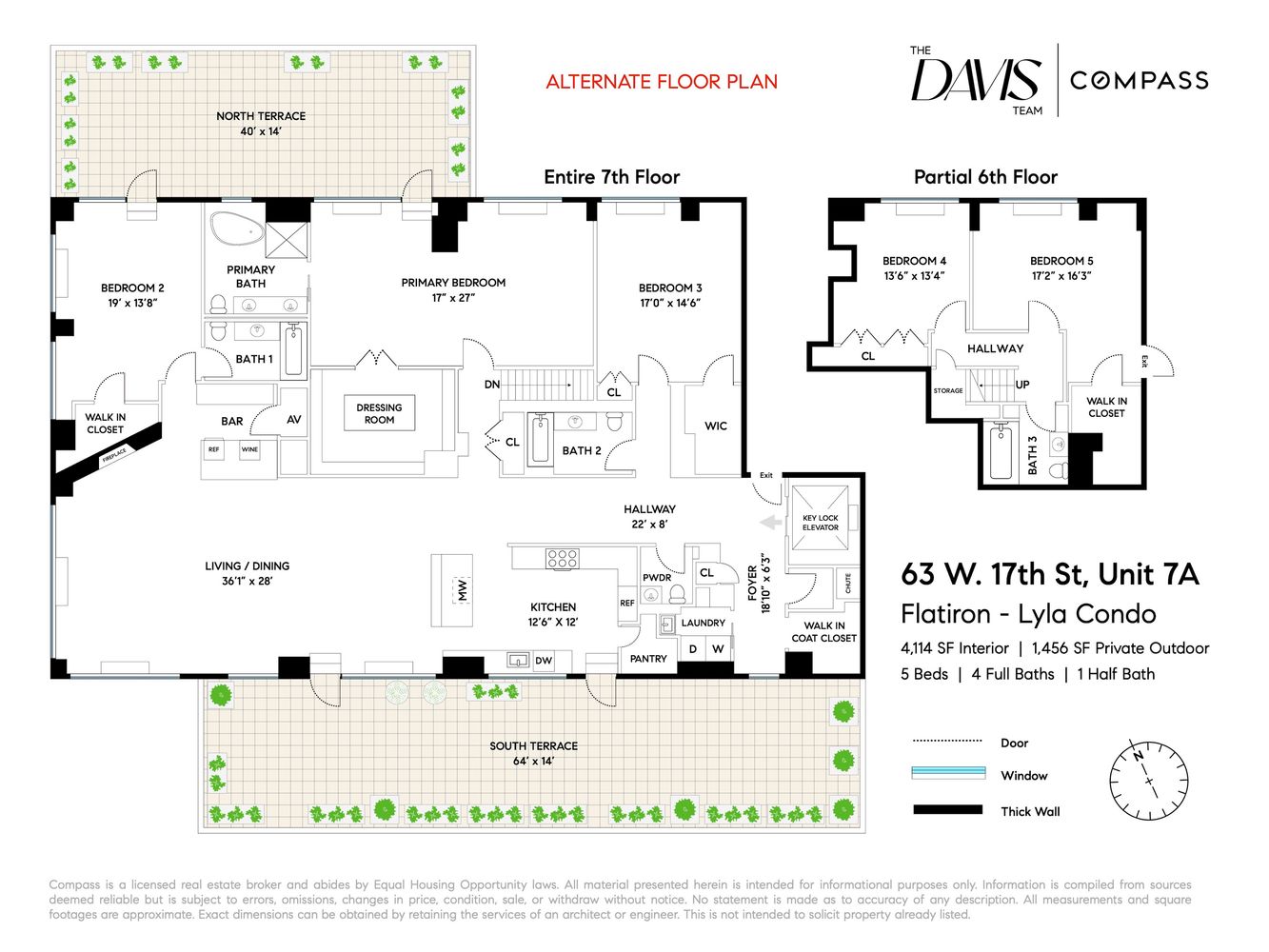 $7,750,000 | 63 West 17th Street, Unit 7A | Flatiron