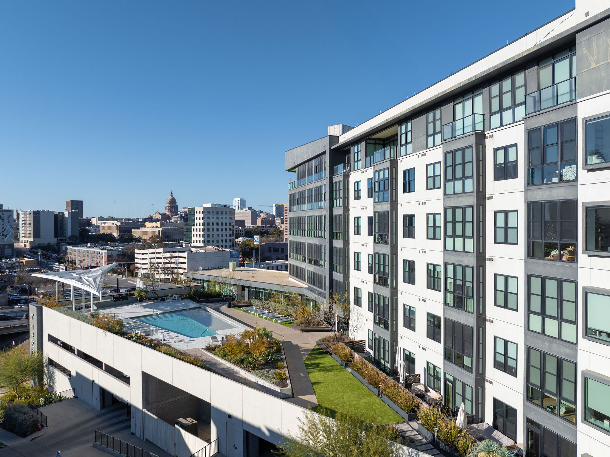 800 Embassy Drive, Unit 236 Austin, TX 78702 - Photo 24 of 50 a view of a city from a balcony