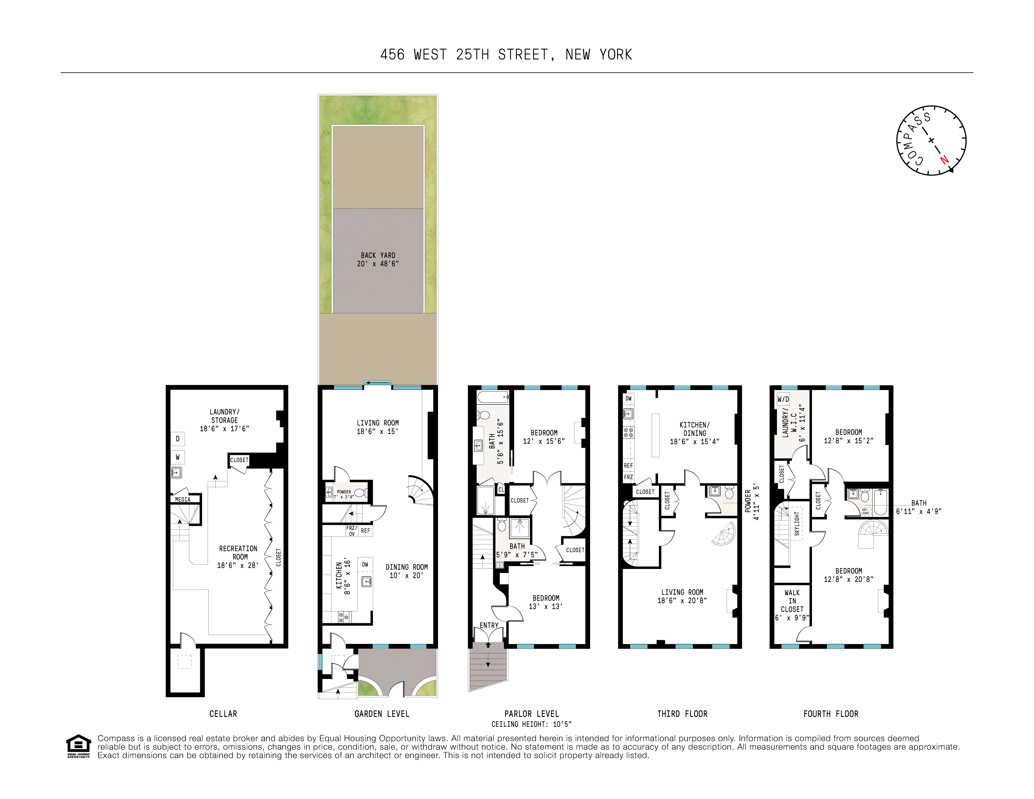 456 West 25th Street Manhattan, NY 10001 - Photo 22 of 22 a picture of a floor plan
