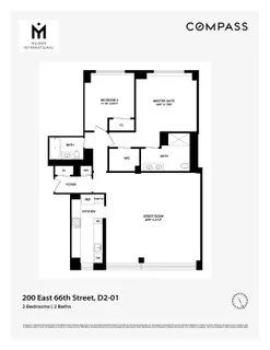 $2,390,000 | 200 East 66th Street, Unit D201 | Lenox Hill