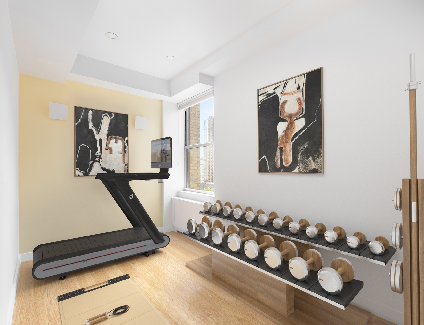 240 West End Avenue, Unit PH Manhattan, NY 10023 - Photo 16 of 25 a room with gym equipment