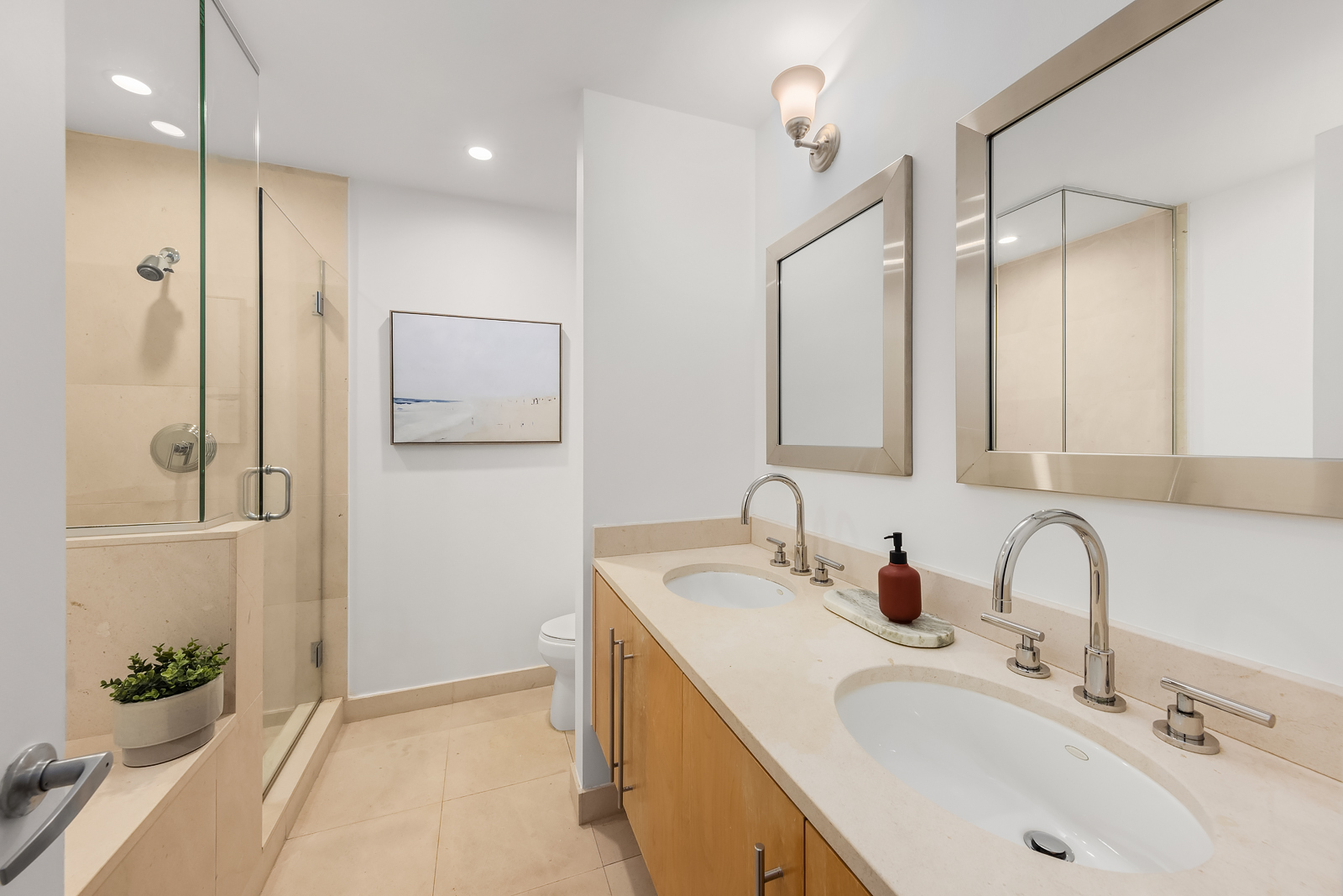 401 Hicks Street, Unit A3I Brooklyn, NY 11201 - Photo 9 of 16 a bathroom with a sink and a mirror