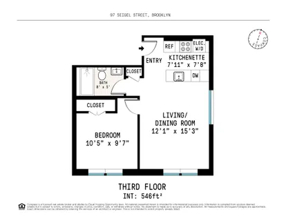 $655,000 | 97 Seigel Street, Unit 4A | Williamsburg