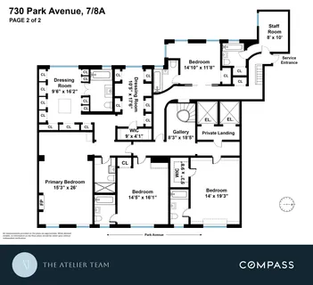 $20,000,000 | 730 Park Avenue, Unit 7/8A | Lenox Hill