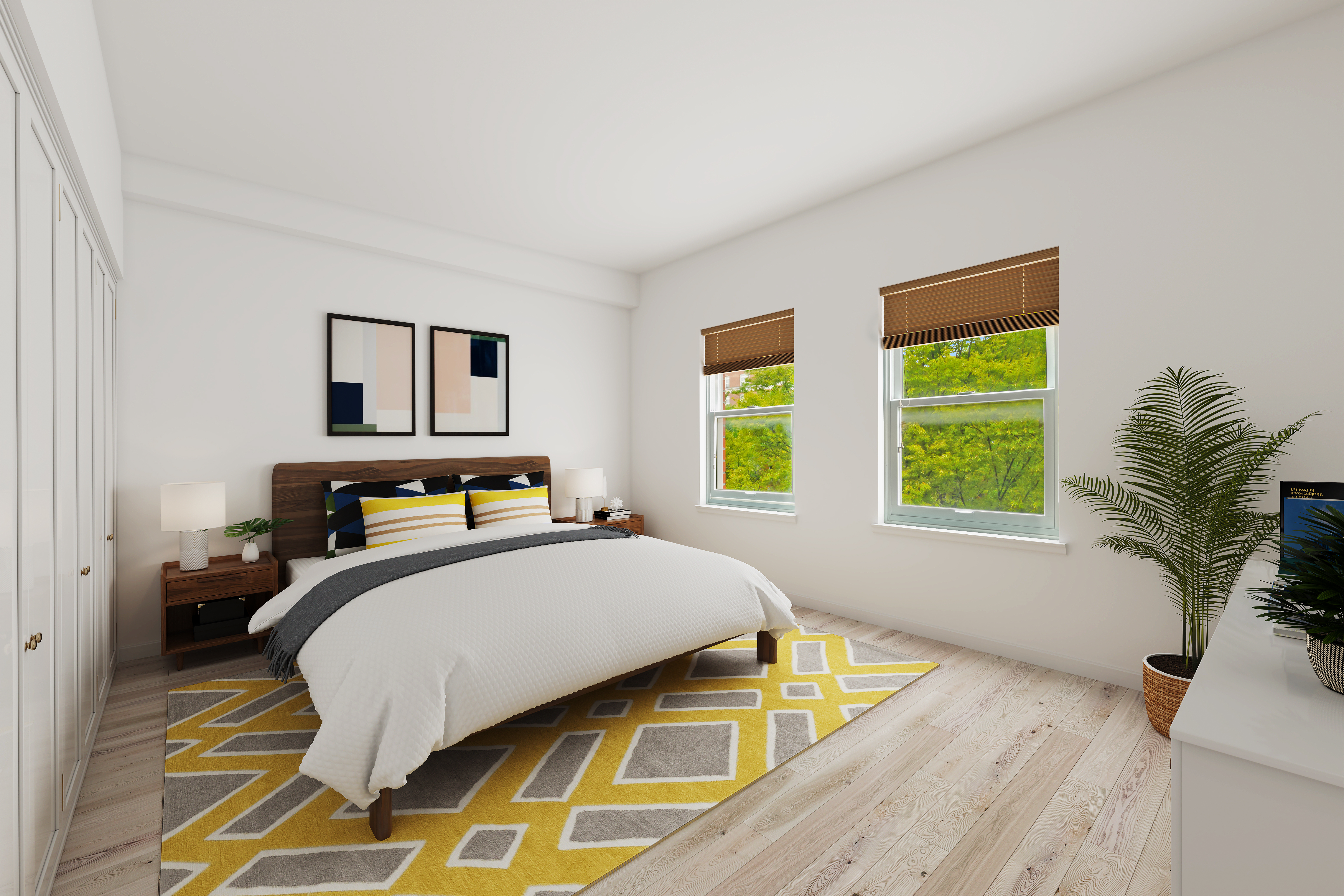 2560 Frederick Douglass Boulevard, Unit D Manhattan, NY 10030 - Photo 5 of 12 a bedroom with a bed and a window