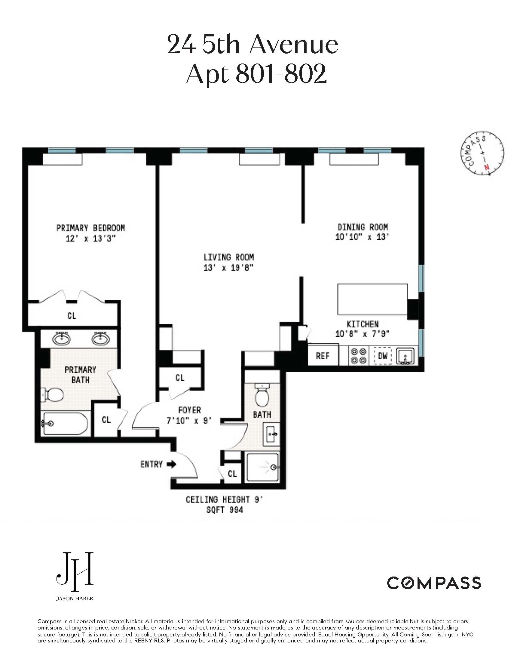 24 5th Avenue, Unit 801/802 Manhattan, NY 10011 - Photo 7 of 7 unknown