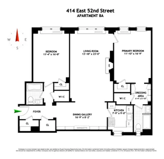 $1,295,000 | 414 East 52nd Street, Unit 8A | Midtown East