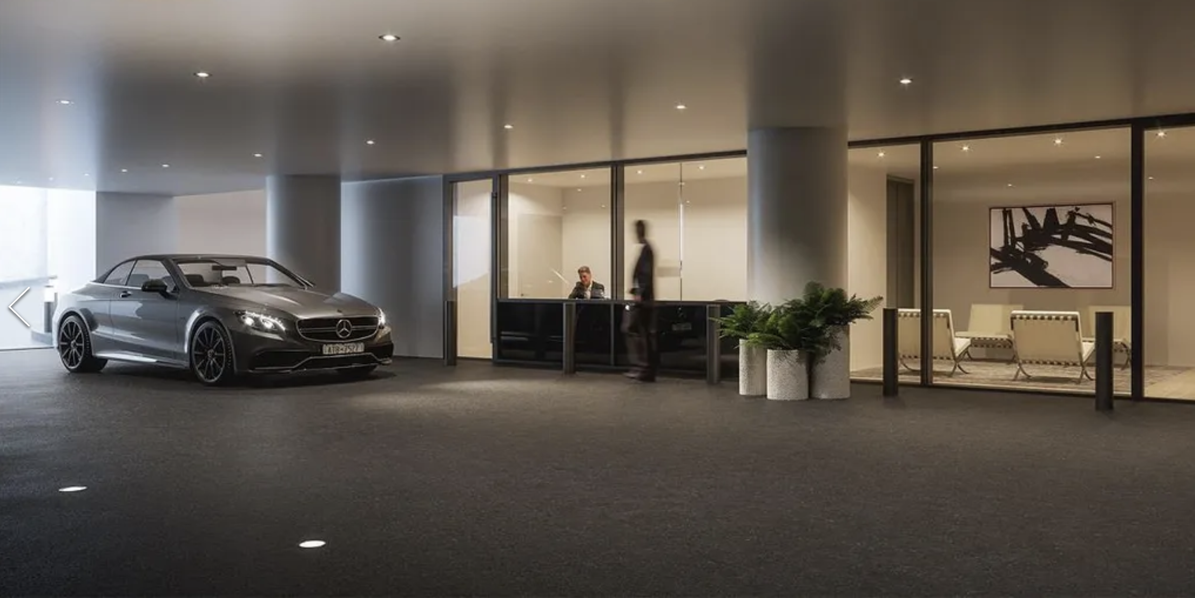 695 1st Avenue, Unit 31C Manhattan, NY 10016 - Photo 15 of 27 a car parked in parking area of a building