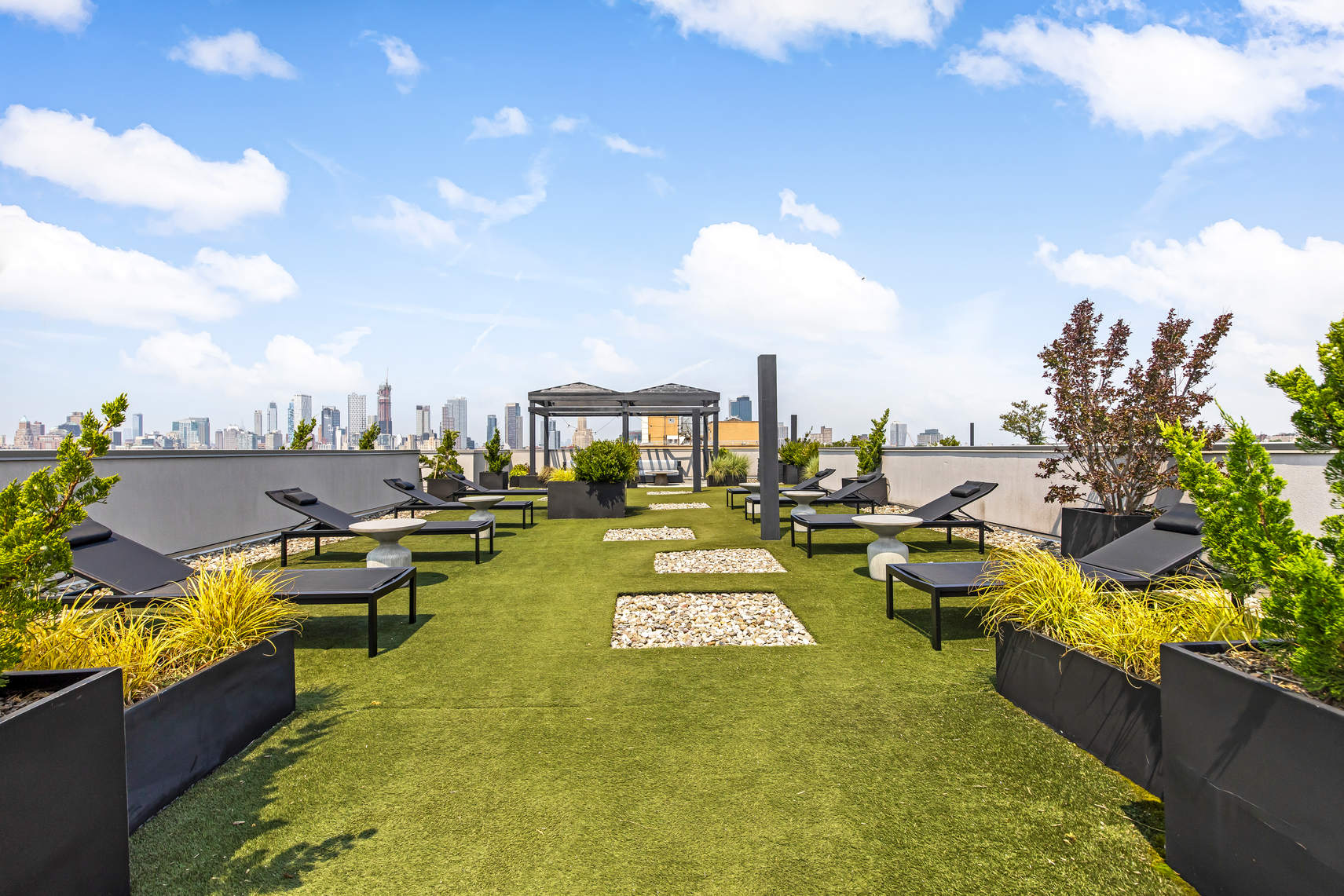 267 6th Street, Unit 7K Brooklyn, NY 11215 - Photo 7 of 17 a view of swimming pool with outdoor seating and a garden