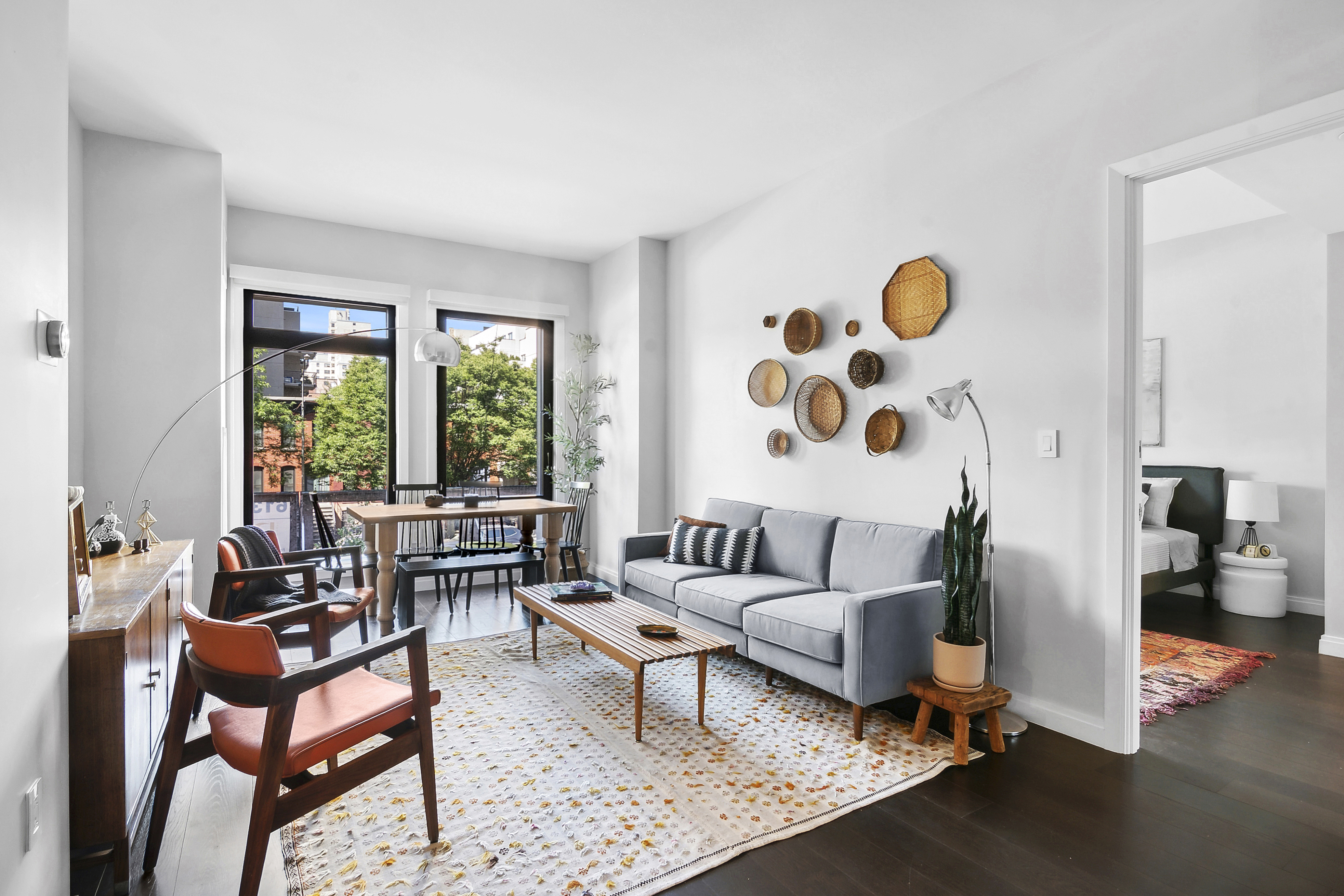 613 Baltic Street, Unit 2C Brooklyn, NY 11217 - Photo 1 of 16 a living room with furniture and a window