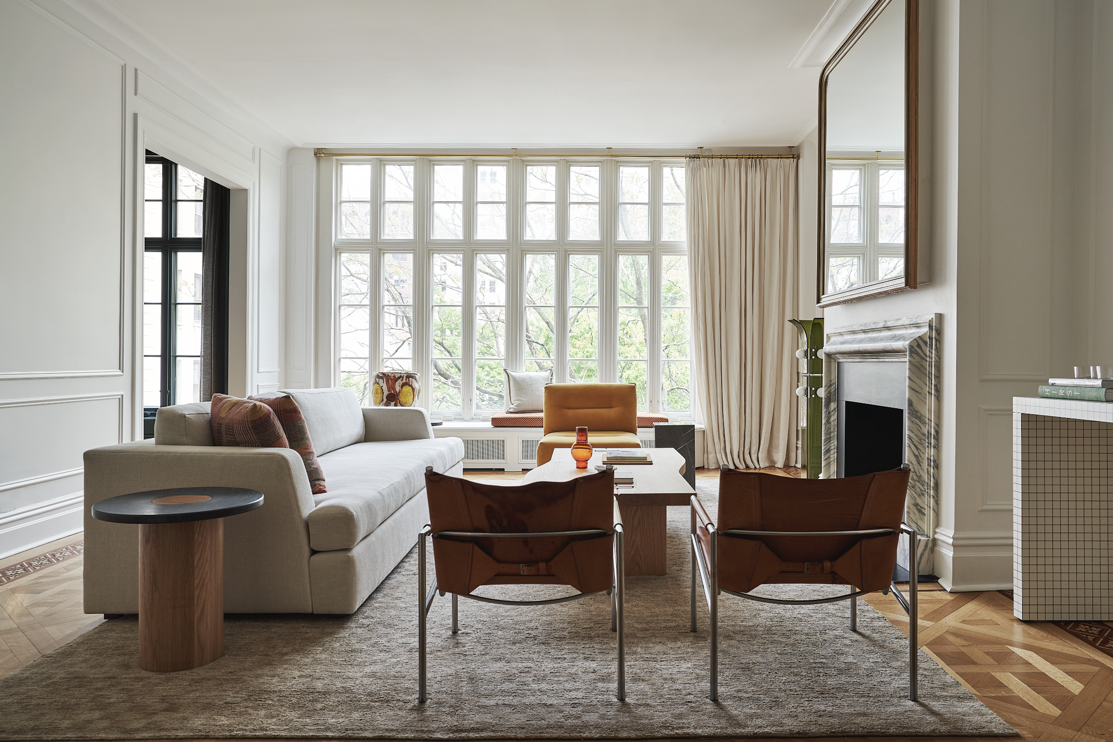13 Gramercy Park South Manhattan, NY 10003 - Photo 2 of 13 a view of a livingroom and dining room with furniture window and wooden floor