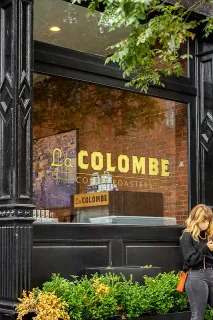 a view of a building with many windows