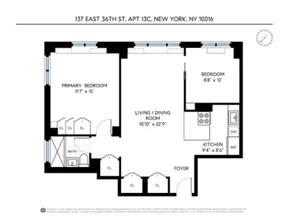$700,000 | 137 East 36th Street, Unit 13C | Murray Hill