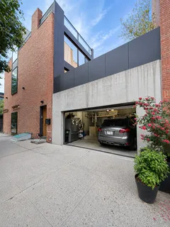 a view of a car garage