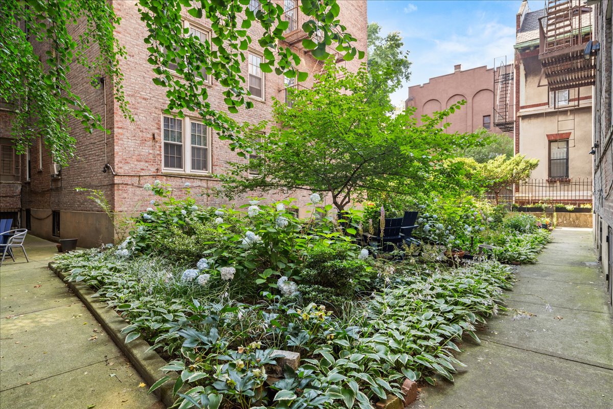 360 Clinton Avenue, Unit 1D Brooklyn, NY 11238 - Photo 13 of 17 a view of a garden with plants