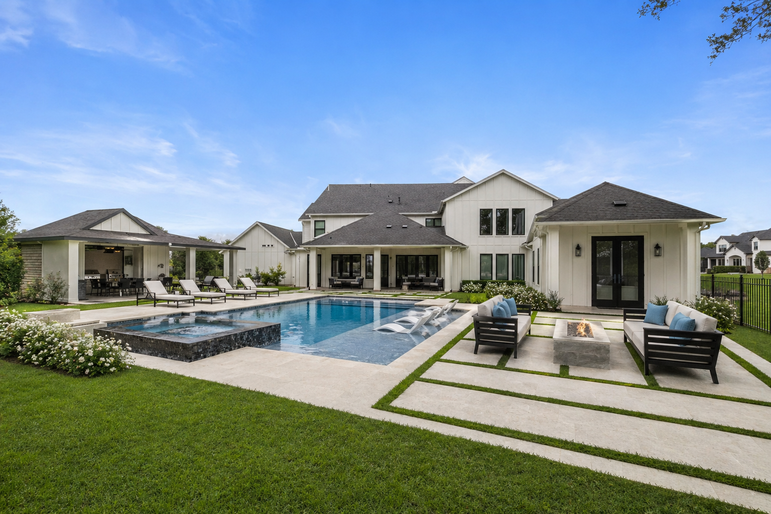 2118 Bennet Court Conroe, TX 77384 - Photo 62 of 70 a front view of a house with swimming pool