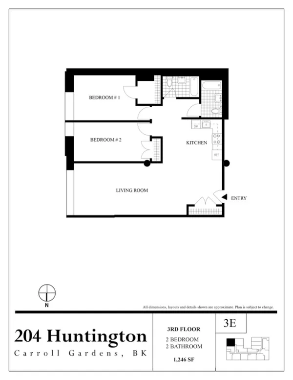 $5,800 | 204 Huntington Street, Unit 3E | Carroll Gardens