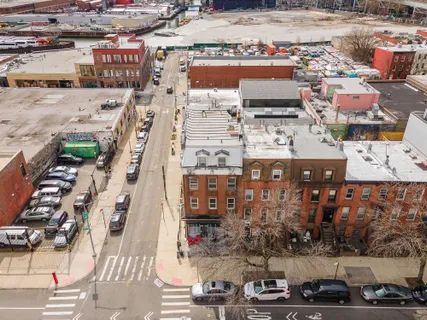 a view of a building with city view