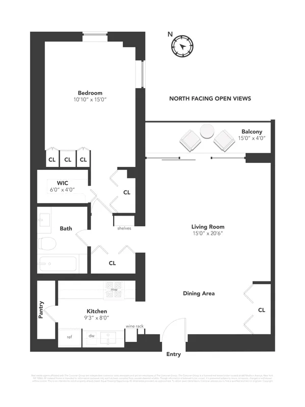 $1,150,000 | 253 West 73rd Street, Unit 9G | Upper West Side