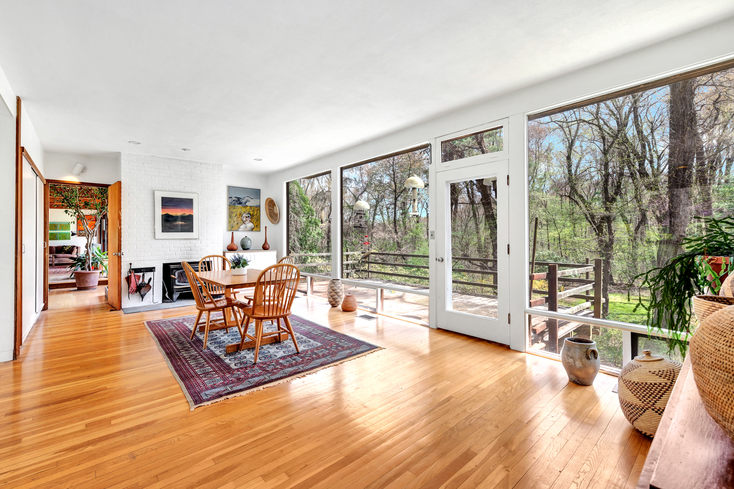 14 Barberry Road Lexington, MA 02421 - Photo 7 of 30 a living room with furniture floor to ceiling window and wooden floor