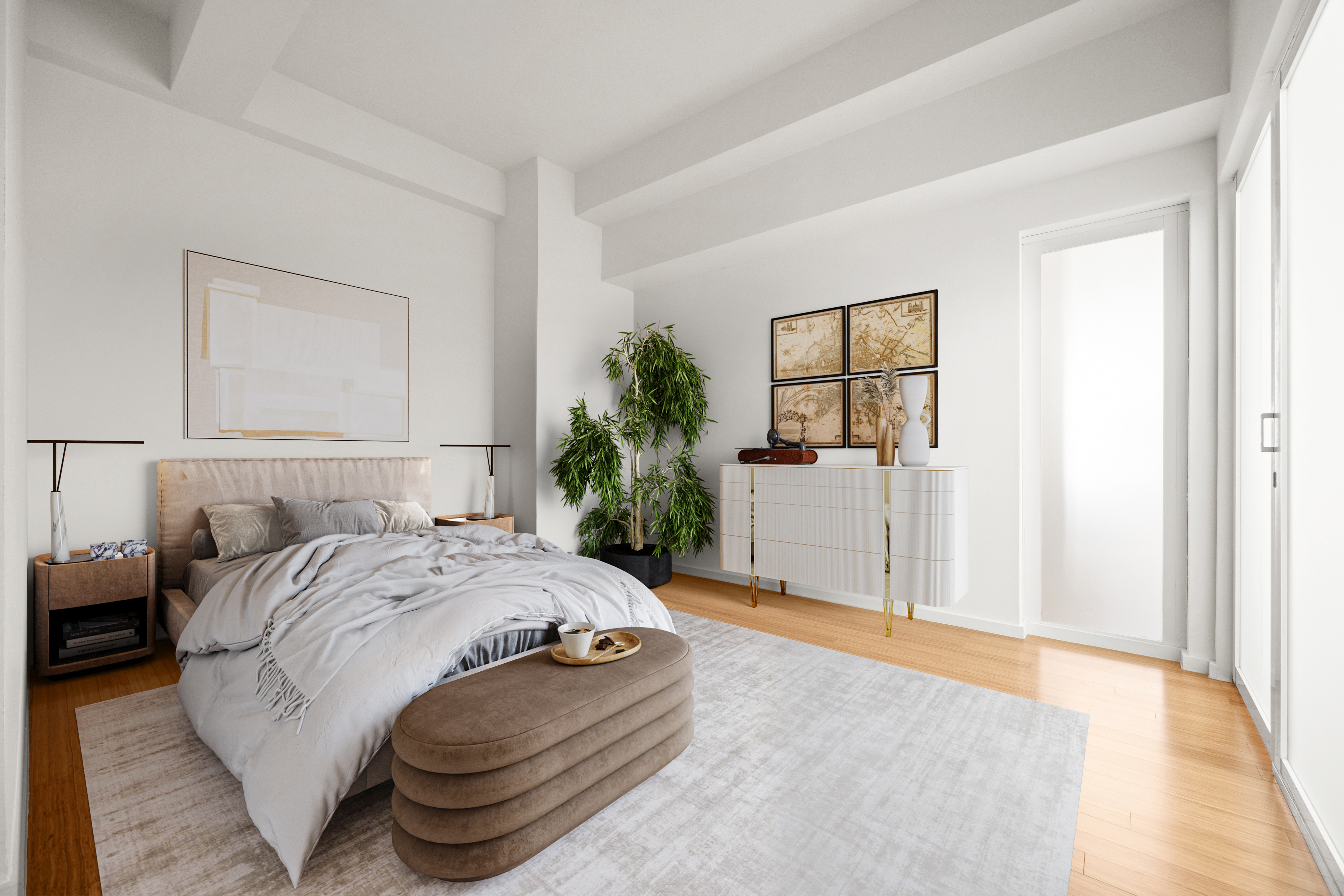 365 Bridge Street, Unit 5N Brooklyn, NY 11201 - Photo 3 of 12 a bedroom with bed and window