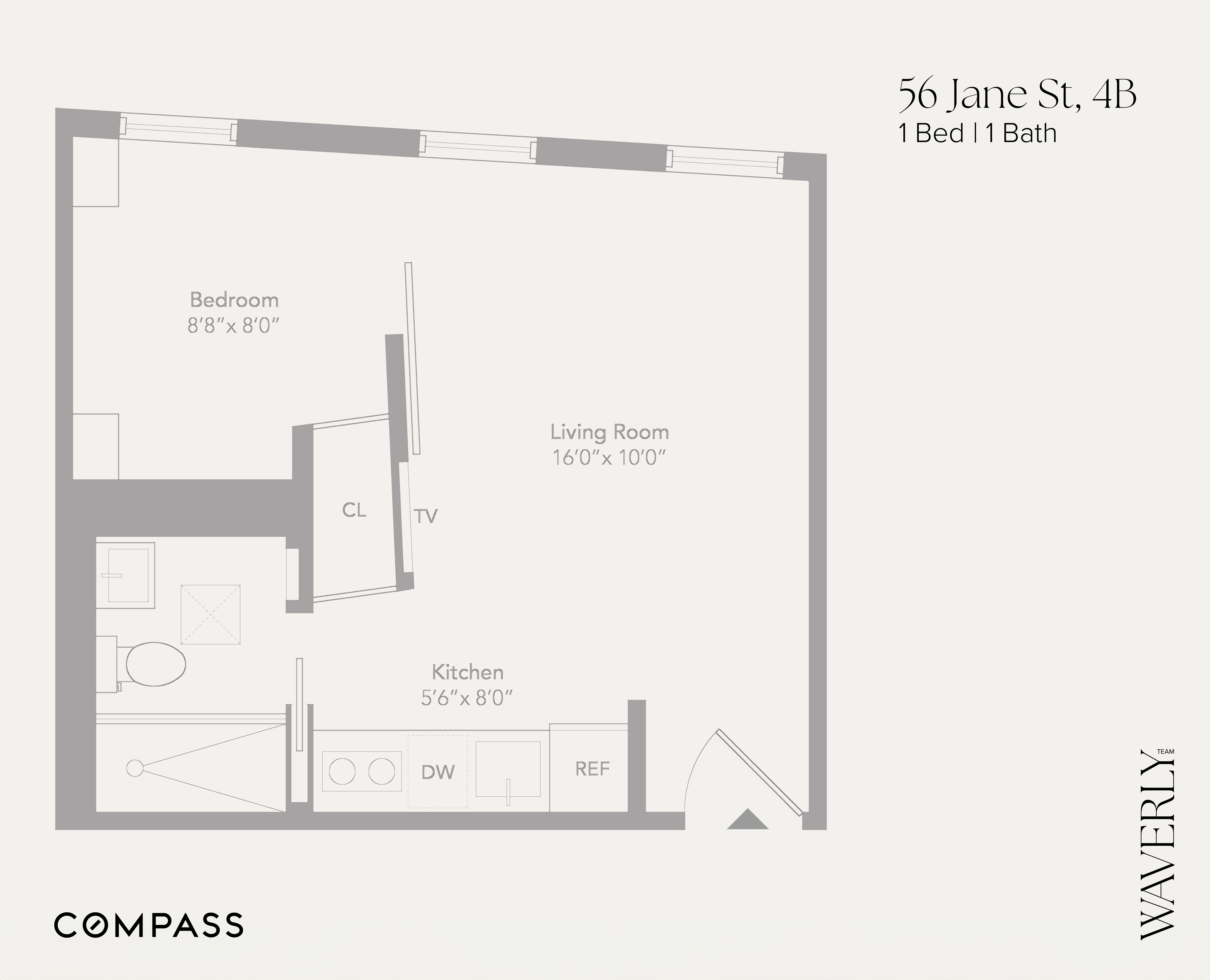 56 Jane Street, Unit 4B Manhattan, NY 10014 - Photo 5 of 5 unknown