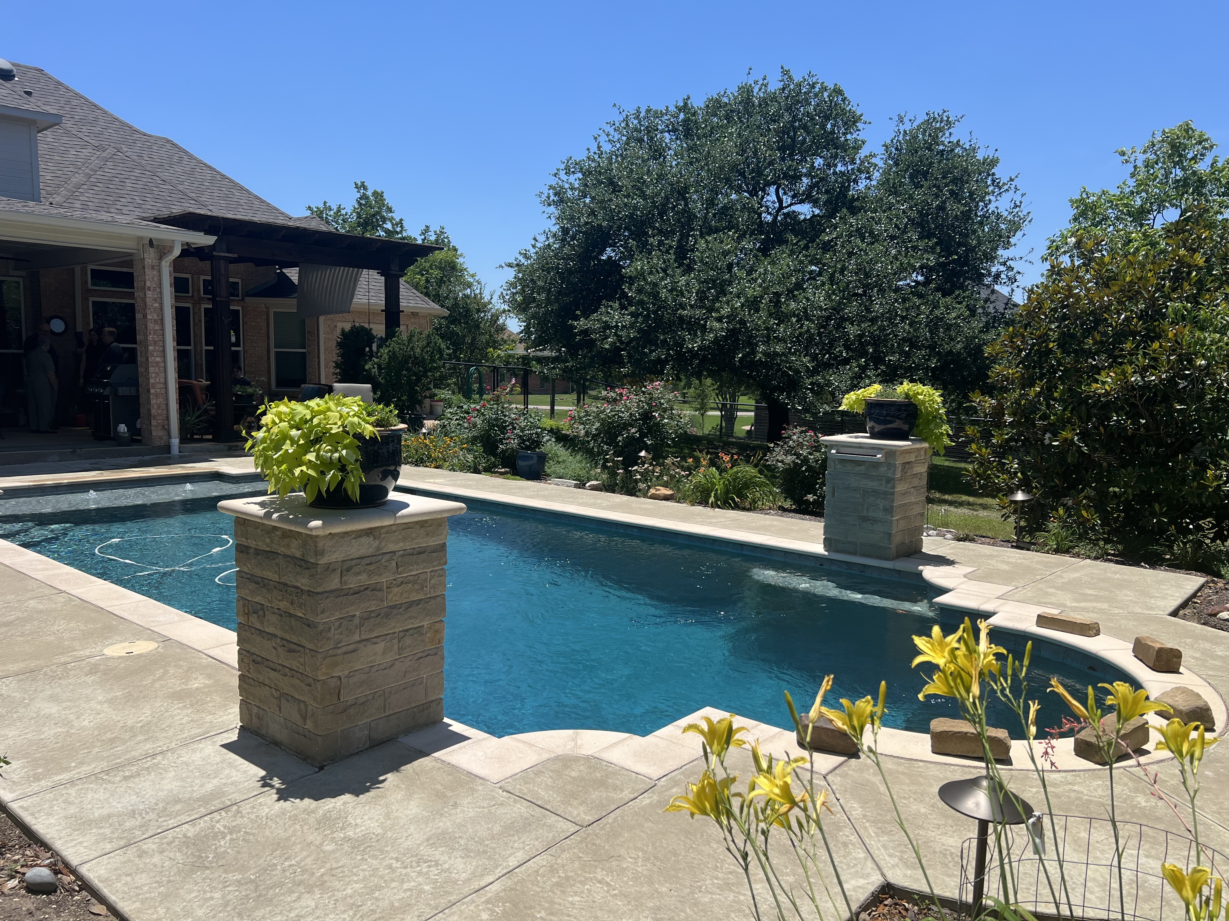 3588 Heritage Trail Celina, TX 75009 - Photo 3 of 19 a view of a bench in patio of the house