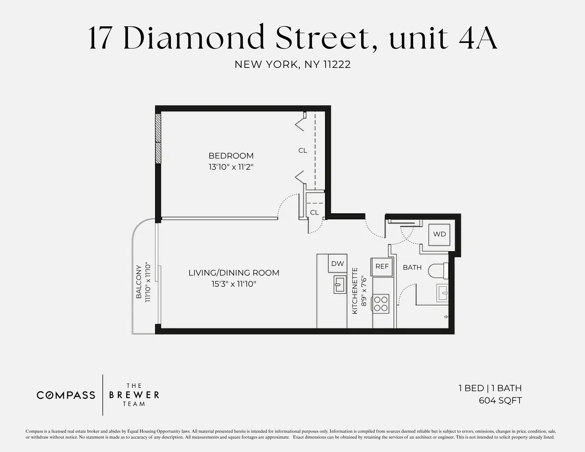 17 Diamond Street 4A Greenpoint Brooklyn NY 11222
