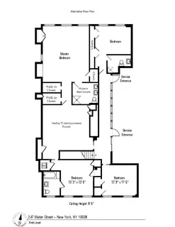 $3,695,000 | 247 Water Street, Unit PH | Financial District