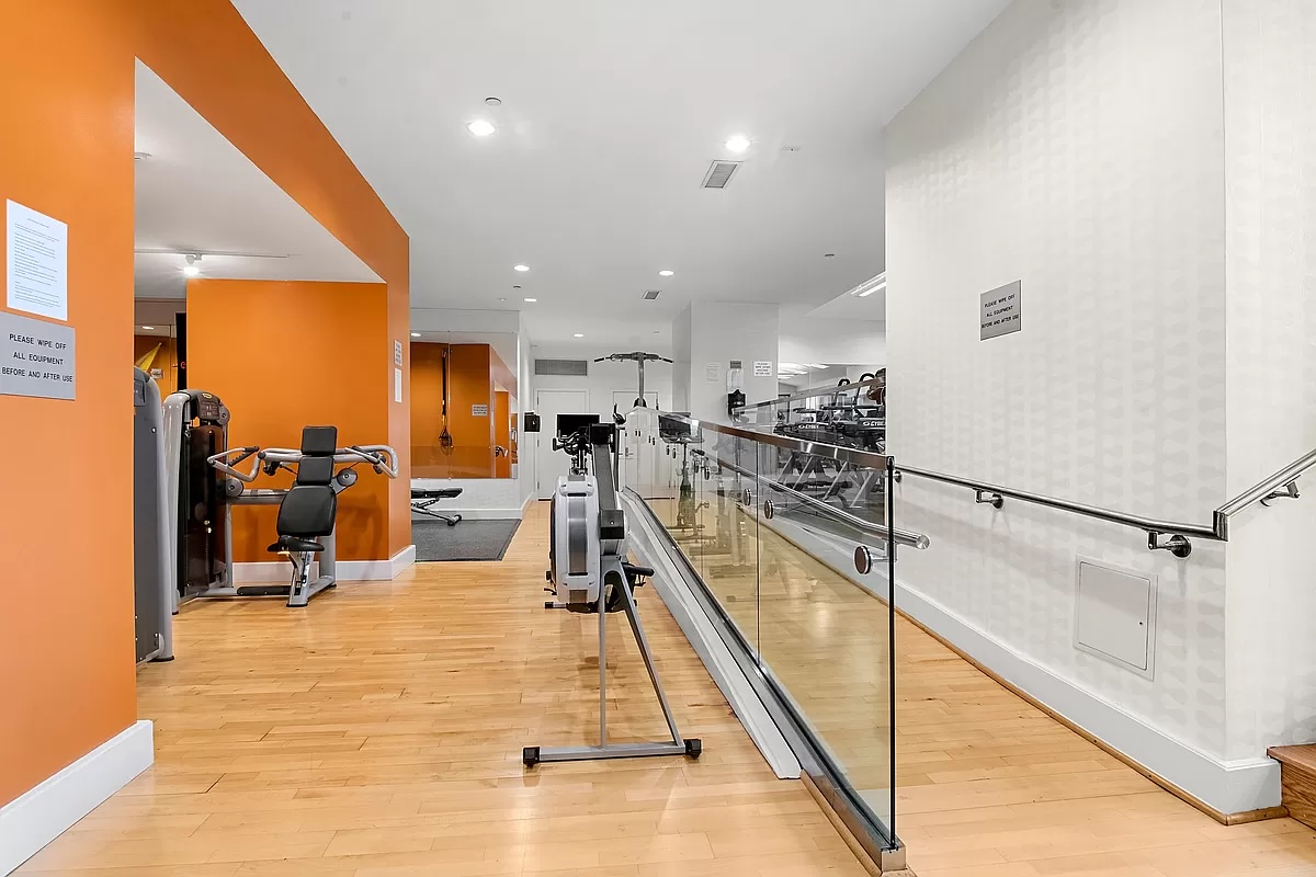 360 Furman Street, Unit 1110 Brooklyn, NY 11201 - Photo 16 of 23 a view of a room with gym equipment