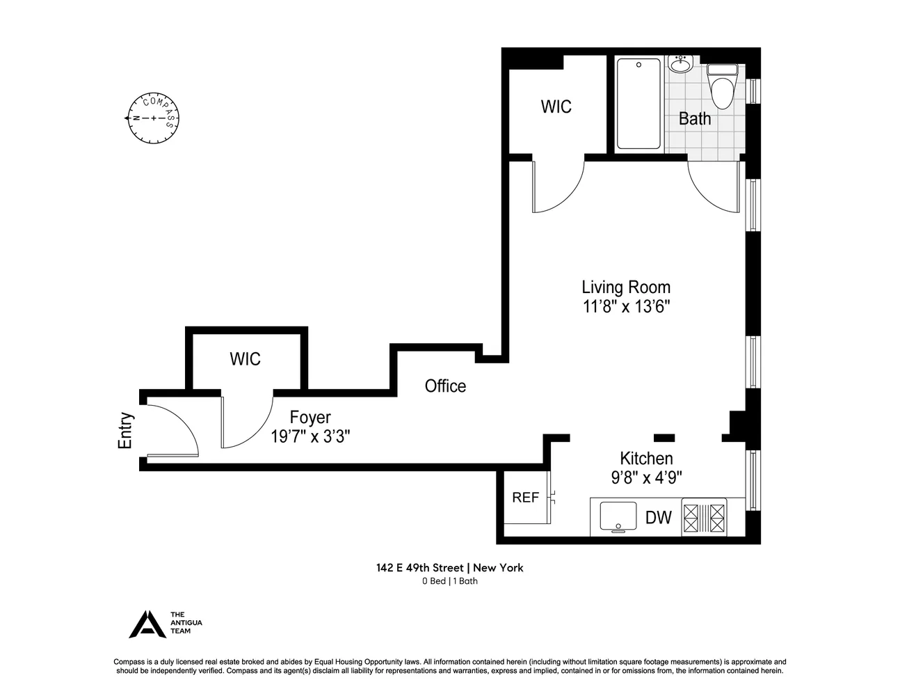$339,000 | 142 East 49th Street, Unit 3D | Midtown East