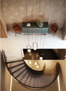 a view of a kitchen with a sink and a stove