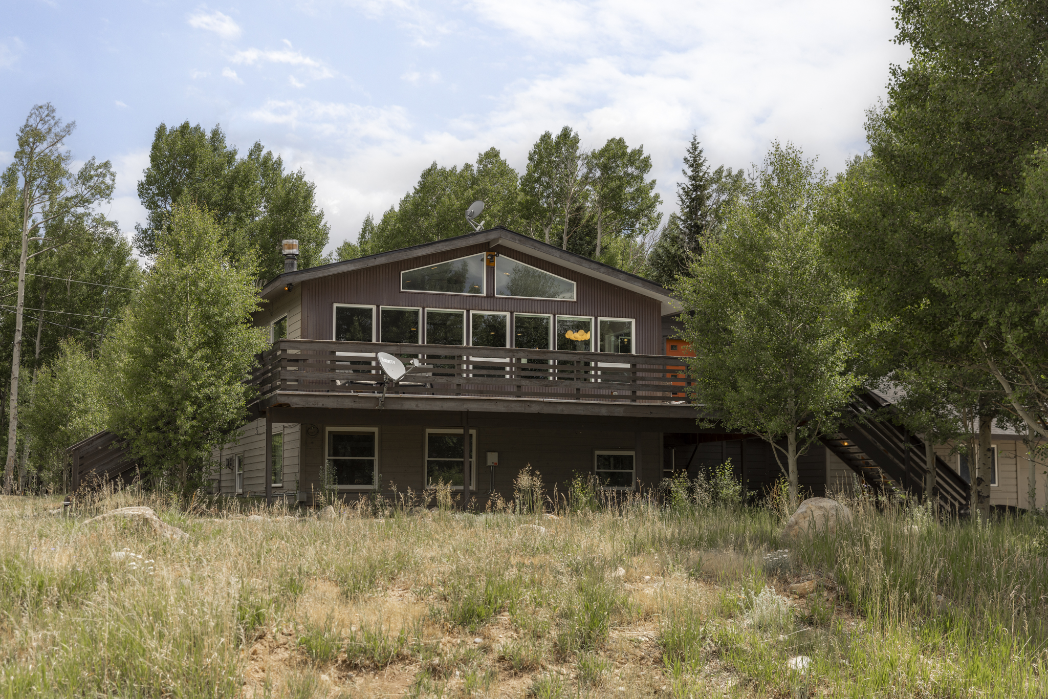 133 Gold Run Road Alma, CO 80420 - Photo 40 of 46 a view of house with outdoor space and trees