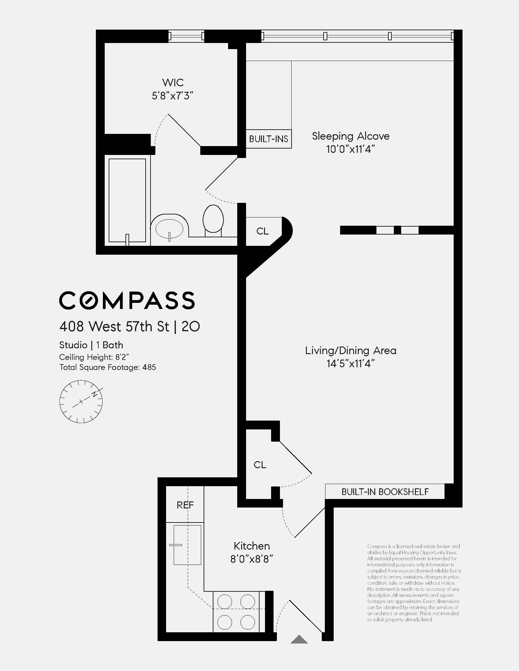 408 West 57th Street, Unit 2O Manhattan, NY 10019 - Photo 8 of 8