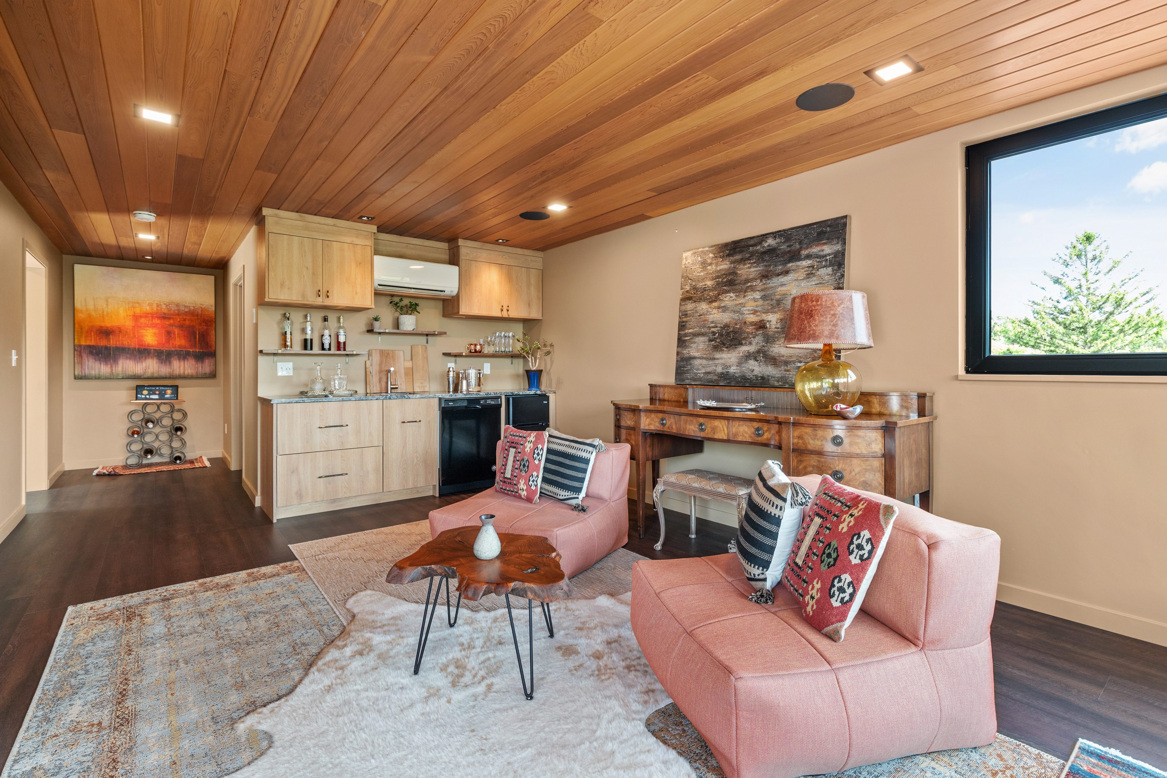7 Pickman Road Beverly, MA 01915 - Photo 15 of 31 a living room with stainless steel appliances kitchen island granite countertop furniture and a large window