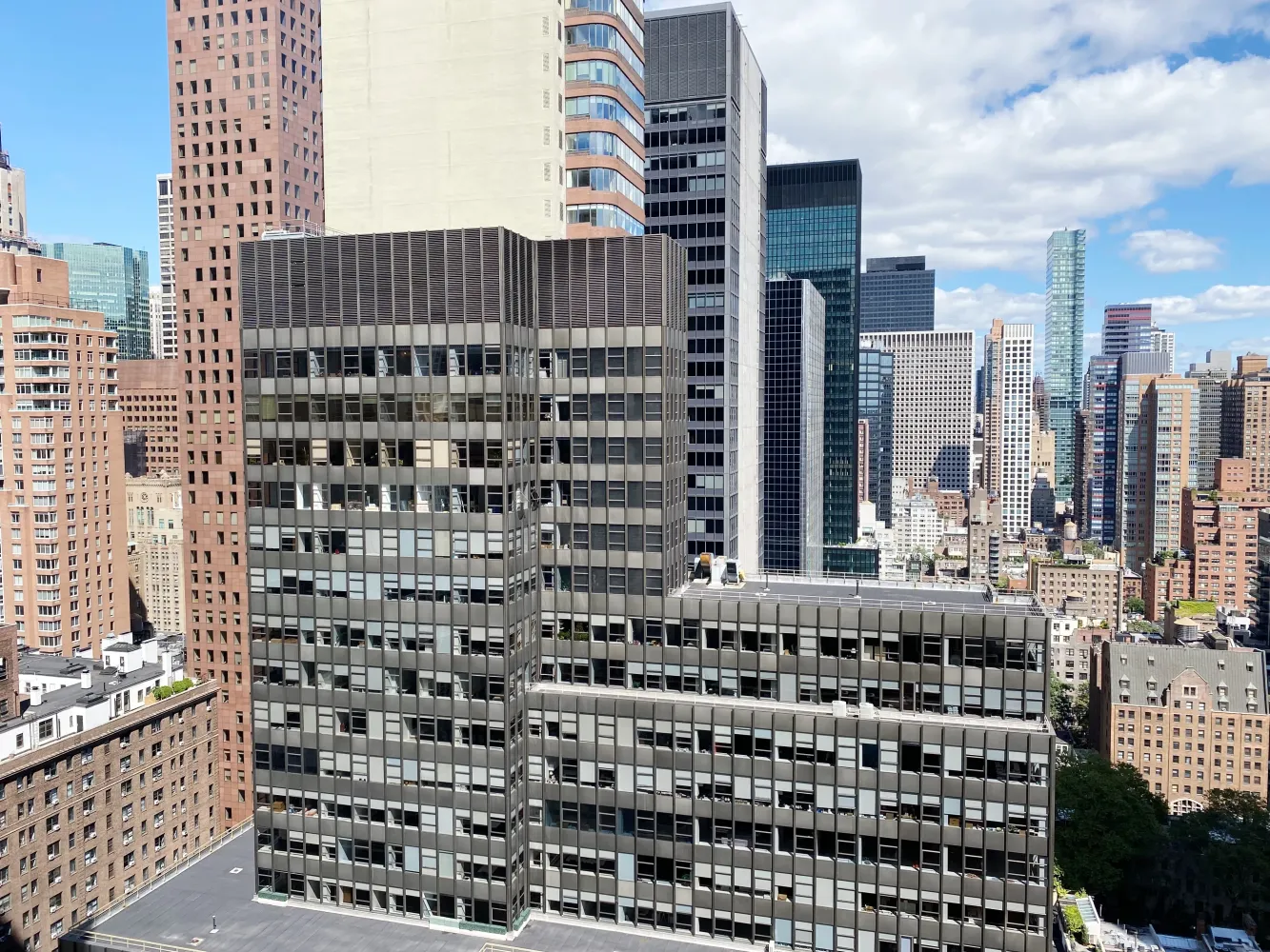 a view of a large building