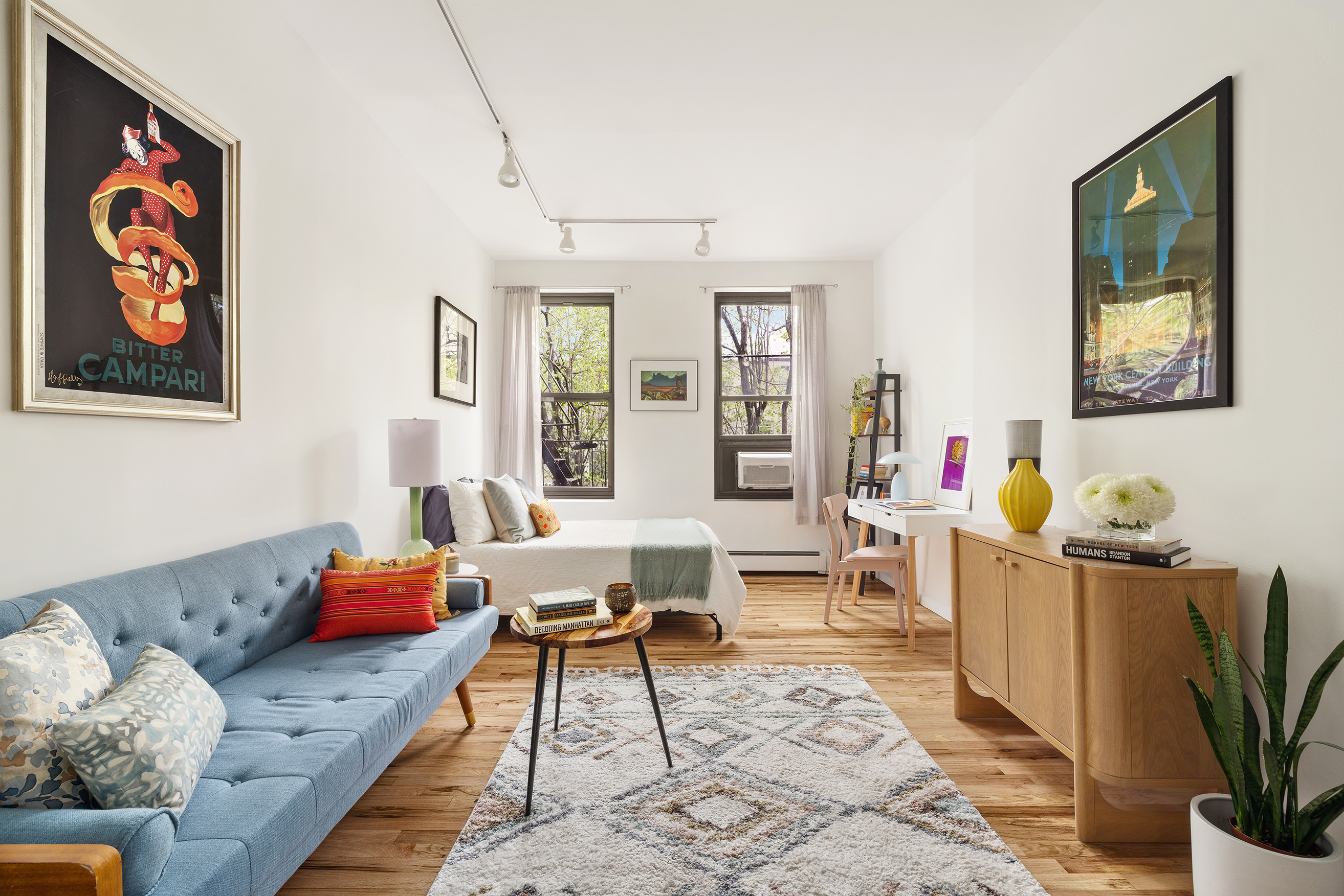 195 Garfield Place, Unit 2G Brooklyn, NY 11215 - Photo 3 of 11 a living room with furniture and a potted plant
